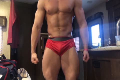 Bodybuilder scene