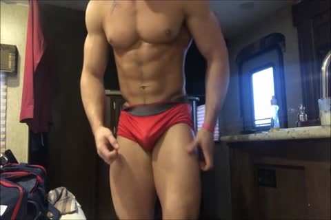 Bodybuilder scene