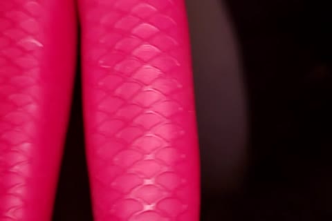 pleasure With Pink Rubber Gloves