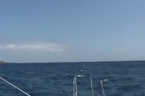 Public raw slamming On Boat