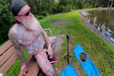 Inked bear has a soft spot for good fuck