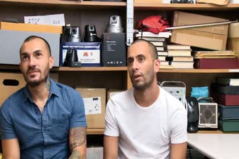 Two juicy Latino Pervs receives fucked bare By Security Officer