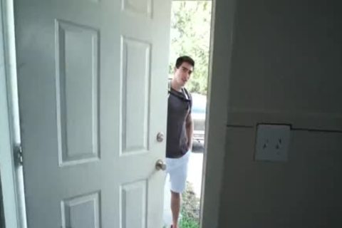 Friendly virginal twink receives Double Creampie From old Brother And ally