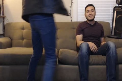 couple guys Are Down To Try jerking off together