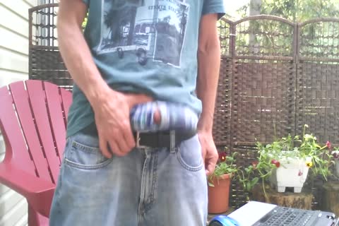 Outdoor Morning Edging Foreskin Play #1