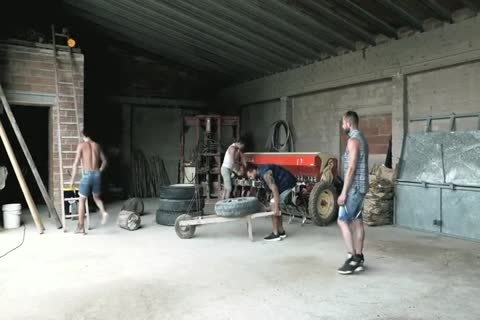 teen Barefucked By three men