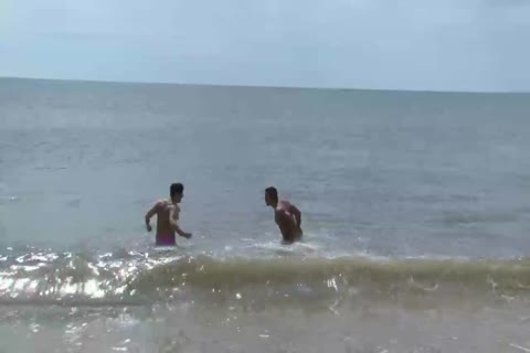 Seth And Rafael tasty in nature's garb Beach Sex