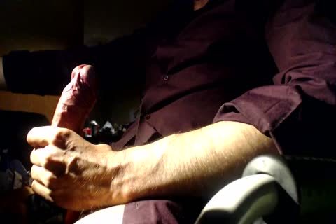 Just Going With The Flow With My BigWhiteCock