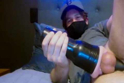 wet And Noisy Fleshlighting With 2x CUMSHOTS From Ur Captain