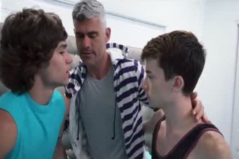 Tommylads daddy Joins Son And Boyfriend For A pound