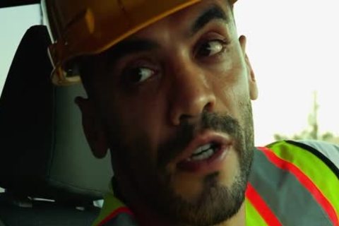 Eastern hunk finds pleasure in nailing