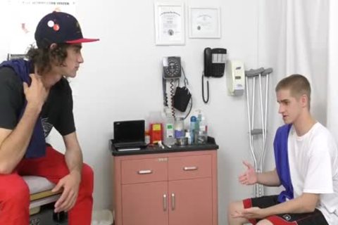 Fooling Around In The Doctors Office dong engulfing And Checking My cum Load