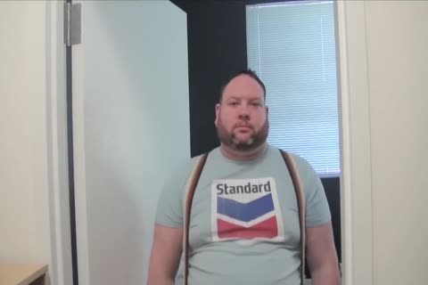 large Bear Jerks Off With Fleshlight