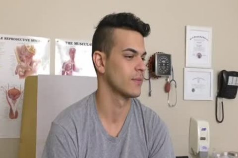 lad Has An Issue Pre Cumming And Doctor Gives Full Exam Full Scene