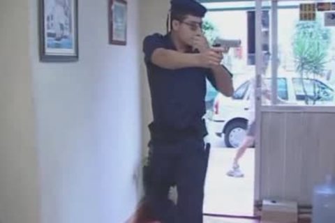 Brazilian Policeman receives bare And bonks chap