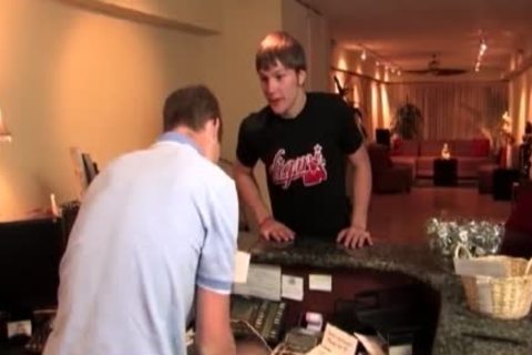 twink Hotel Employees screw In The Laundry Room