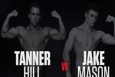 pretty Wrestling Match Bodybuilder Vs chap