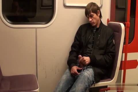 yummy teen Jacking Off In The Subway