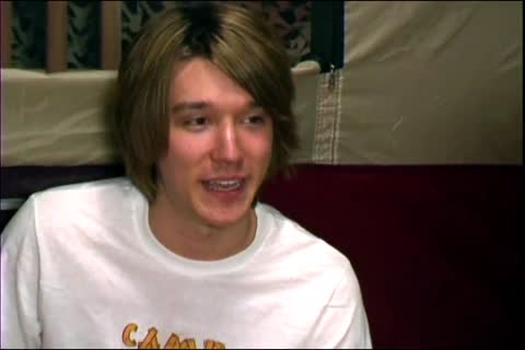 sleazy young twinks Have three-Way In Tent