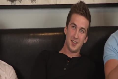 legal age teenager dude trio With Muscle Hunks