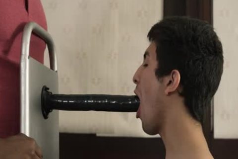 Sensual lad Grinds On A black Godâ€™s enormous penis