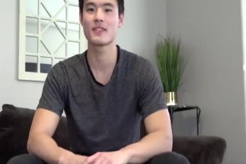 handsome asian Charlie Jerks Off Jclc0180