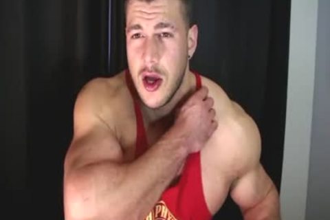 Verbal British Muscle Worship