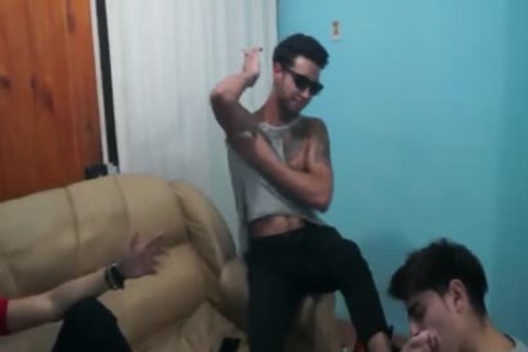slave Licks Latins Masters