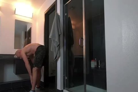 Johnny Jerks Off In The Shower