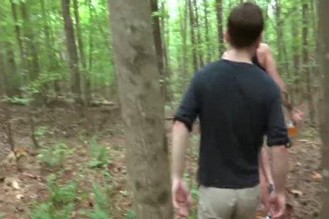 Two boyz On A Hike fucking Outside In The Natural Forest Full Public Scene