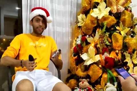My Christmas Present To A Fan Was To Let Him Control My sextoy Till I cum