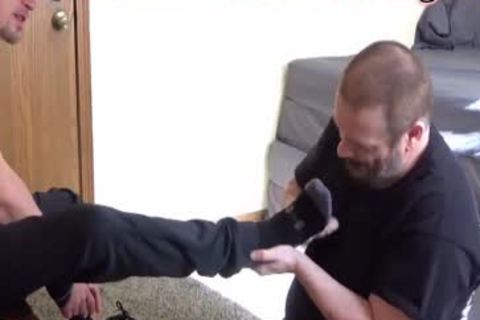 suck That Fuckin cock Faggot pooper hooker naughty Pig Sniffs And Rubs My Shoes And Sock Feet Then Sniffs My pooper And suck Out My Nut