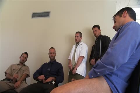 Adam hammers Ben whilst Sean And Leo Watch