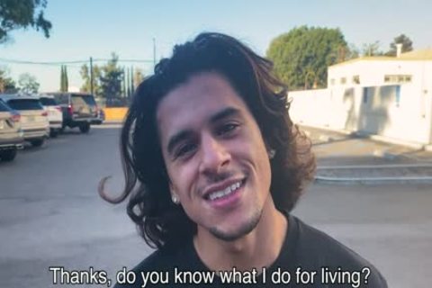 Latino Fanboy Sucks A Cameramans dick