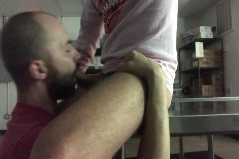 Bakery deep-throat On The Baker's Table