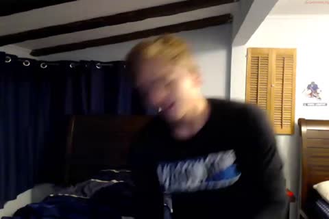 Blond teen Cums On sex dildo And Licks his sex cream - Chaturbate