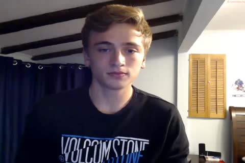 Blond teen Cums On sex dildo And Licks his sex cream - Chaturbate
