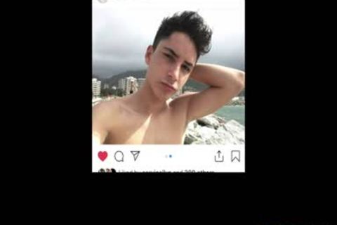 Uncut Latino Being tied UP bdsm & ball batter flow ON sofa + sperm ON throat, FACIAL