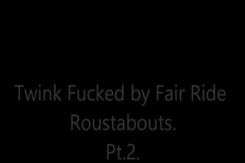 teen poked In Fair Ride Roustabouts Trailer Pt2
