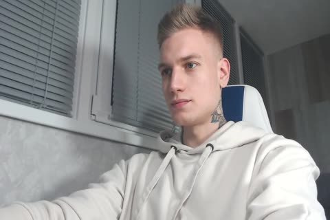 21yo lad Alex Stroking His nice-looking 10-Pounder And shoot A Load