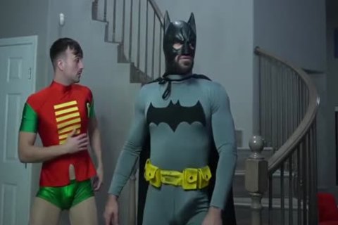 Future Pimp Makes Batman nude Robin At Homo Males