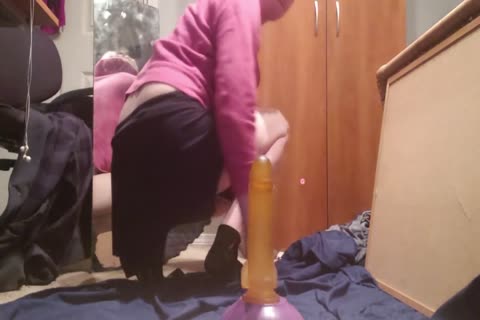 SISSY Femboy CROSSDRESS Deepthroating And Riding dildo