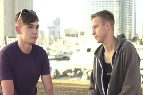 Our Very Own blond Teenage Lad dildo - Finn & Noah