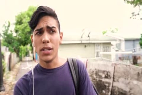 Latino lad Takes A bare butthole banging