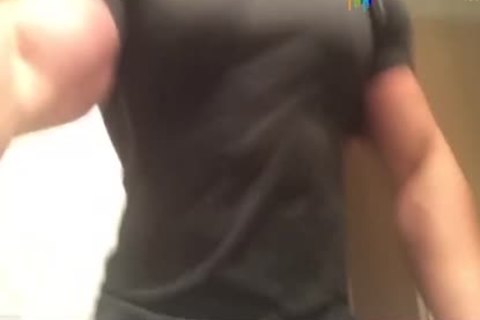 Muscle teen Showing Off His Super brawny