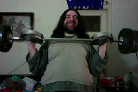 Biceps Training By Listening To The Radio..!