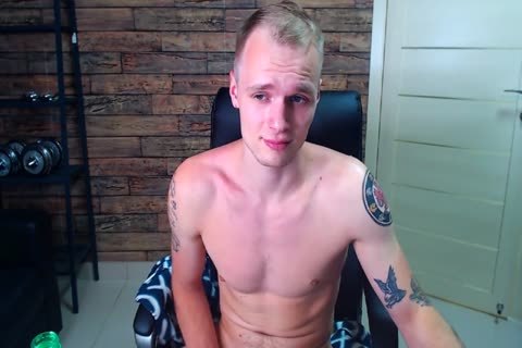 filthy Blue Eyed boy Caleb Strokes His good cock And sperm