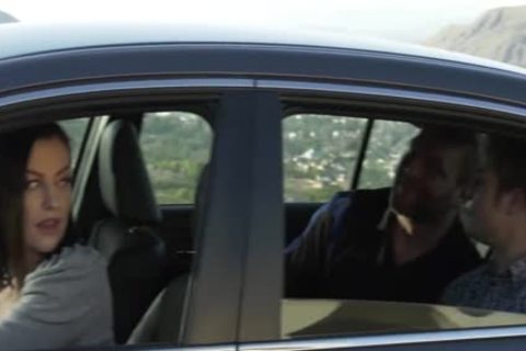 BiPhoria - horny Uber Driver Joins lascivious gay couple In Backseat