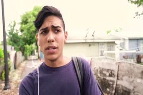 'excited Latino lad Sucks cock For cash'