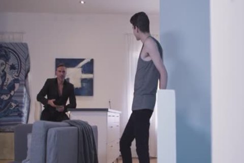 filthy twink gets bare pounded By Hunk Daddy On Stairway